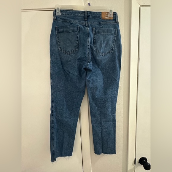 COPY - Free people CRVY High-Rise Vintage Straight Jeans size 28 - Picture 3 of 4